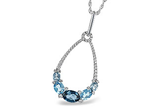 E214-58586: NECK 1.76 BLUE TOPAZ 1.96 TGW