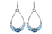 E215-48586: EARR 3.75 BLUE TOPAZ 4.17 TGW