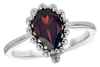 E216-40441: LDS GARNET RING 1.38 CT