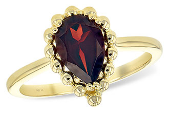 E216-40441: LDS GARNET RING 1.38 CT