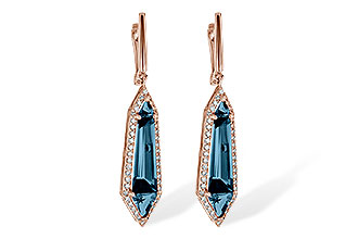 E217-30377: EARR 5.25 LONDON BLUE TOPAZ 5.67 TGW