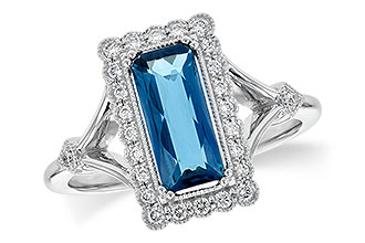 E217-33168: LDS RG 1.58 LONDON BLUE TOPAZ 1.75 TGW