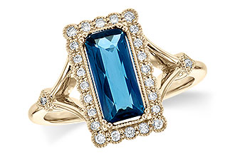 E217-33168: LDS RG 1.58 LONDON BLUE TOPAZ 1.75 TGW