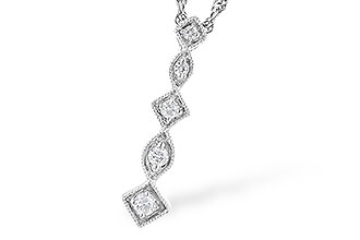 E300-07677: NECKLACE .10 TW