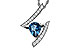 E301-83123: NECK 1.04 LONDON BLUE TOPAZ 1.23 TGW (8x6MM)