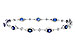 E301-83168: BRACELET 2.31 SAPPHIRE 2.50 TGW (7")