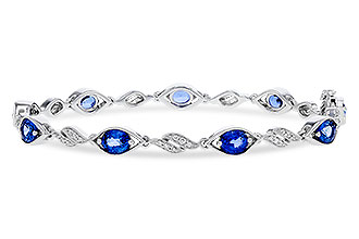 E301-84086: BRACELET 4.02 SAPPHIRE 4.26 TGW (7")