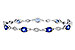 E301-84086: BRACELET 4.02 SAPPHIRE 4.26 TGW (7")