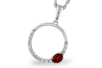 E301-84923: NECKLACE .26 RUBY .41 TGW