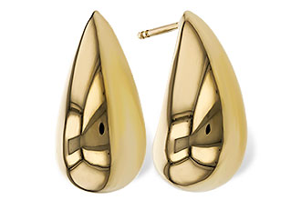 E301-87677: GOLD EARRINGS (20MM)