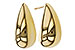 E301-87677: GOLD EARRINGS (20MM)