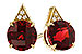 E301-88568: EARR 2.08 TW GARNET 2.10 TGW (6MM RD)