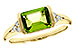 E301-88577: LDS RG 1.52 PERIDOT 1.61 TGW (8X6MM PER)