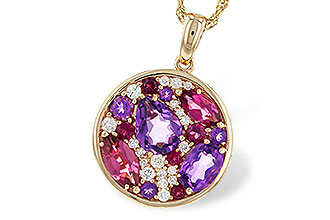 E301-88632: NECK 1.83 TW SEMI-PRECIOUS (P.TOUR, AMY) 2.00 TGW