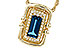 E302-73132: NECK .84 LONDON BLUE TOPAZ .96 TGW (8x4MM LBT)