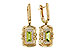 E302-73141: EARRINGS .71 TW PERIDOT .88 TGW (6x3MM PER)