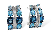 F214-59486: EARR 6.22 BLUE TOPAZ 6.46 TGW