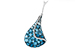 F214-59495: NECK 4.81 BLUE TOPAZ 4.94 TGW