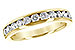 F215-53150: LDS WED RG .75 TW (12 STONES)