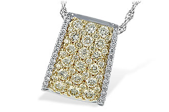 F216-38586: NECK .95 YELLOW DIAS 1.09 TW
