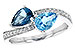 F217-34050: LDS RG 1.52 BLUE TOPAZ 1.66 TGW