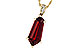 F217-34914: NECK 3.44 GARNET 3.50 TGW