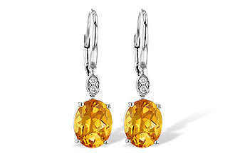 F217-35823: EARR 3.20 TW CITRINE 3.25 TGW (9x7MM CIT)