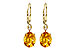 F217-35823: EARR 3.20 TW CITRINE 3.25 TGW (9x7MM CIT)