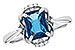 F300-03123: LDS RG 1.70 LONDON BLUE TOPAZ 1.76 TGW