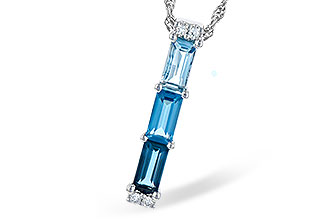 F300-03141: NECK 1.26 BLUE TOPAZ 1.30 TGW