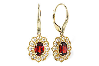 F300-94086: EARR 1.08 TW GARNET 1.24 TGW (6x4MM GAR)