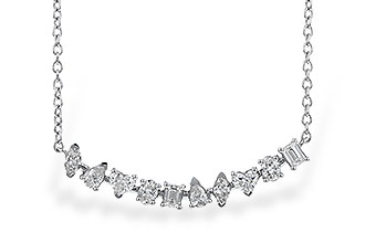 F300-97686: NECKLACE .70 TW FANCY CUT DIAS (18")