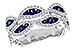 F300-99532: LDS WED RG .81 TW SAPP 1.22 TGW