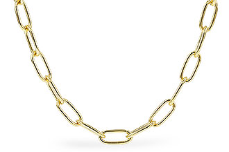 F301-82186: PAPERCLIP SM (7IN, 2.40MM, 14KT, LOBSTER CLASP)
