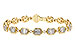 F301-82232: BRACELET 1.02 BAG 1.30 TW