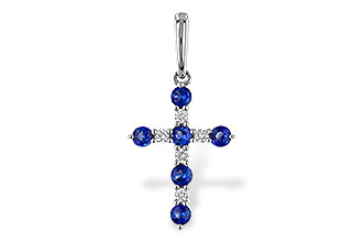 F301-84014: PENDANT .34 TW SAPP .42 TGW