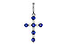 F301-84014: PENDANT .34 TW SAPP .42 TGW