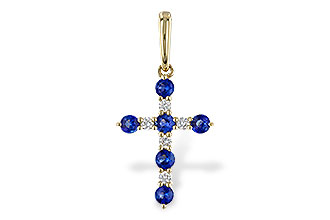 F301-84014: PENDANT .34 TW SAPP .42 TGW