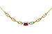 F301-84032: NECK .63 GARNET .75 TGW (6x4MM E.C. GAR / 18")