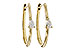 F301-84041: EARRINGS .45 TW PEAR DIAMONDS