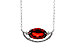 F301-84059: NECKLACE 1.94 GARNET 2.08 TGW (10x6MM GAR / 18")
