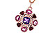 F301-84914: NECKLACE 2.76 SEMI-PREC (AM,GT,PT) 2.82 TGW