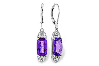 F301-86814: EARR 3.20 TW AMETHYST 3.36 TGW