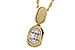 F301-87677: NECKLACE .07 TW BAG .12 TW