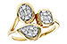 F301-90423: LDS DIA RG .12 TW BAGUETTE .25 TW