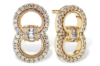 F302-73095: EARRINGS .05 TW BAGS .28 TW