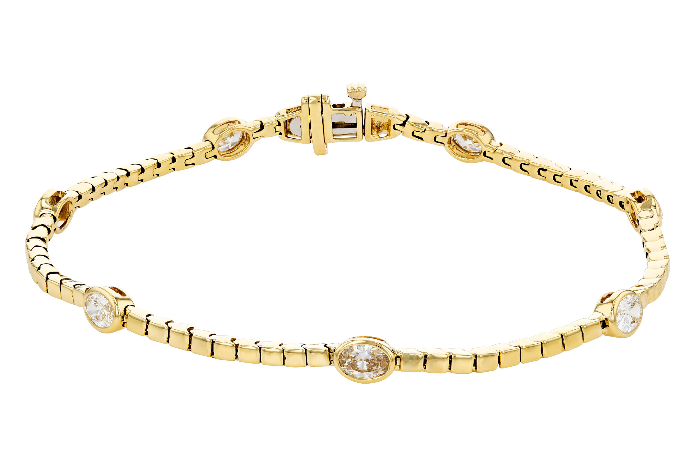 F302-74968: BRACELET 1.30 TW OVAL DIA (7")