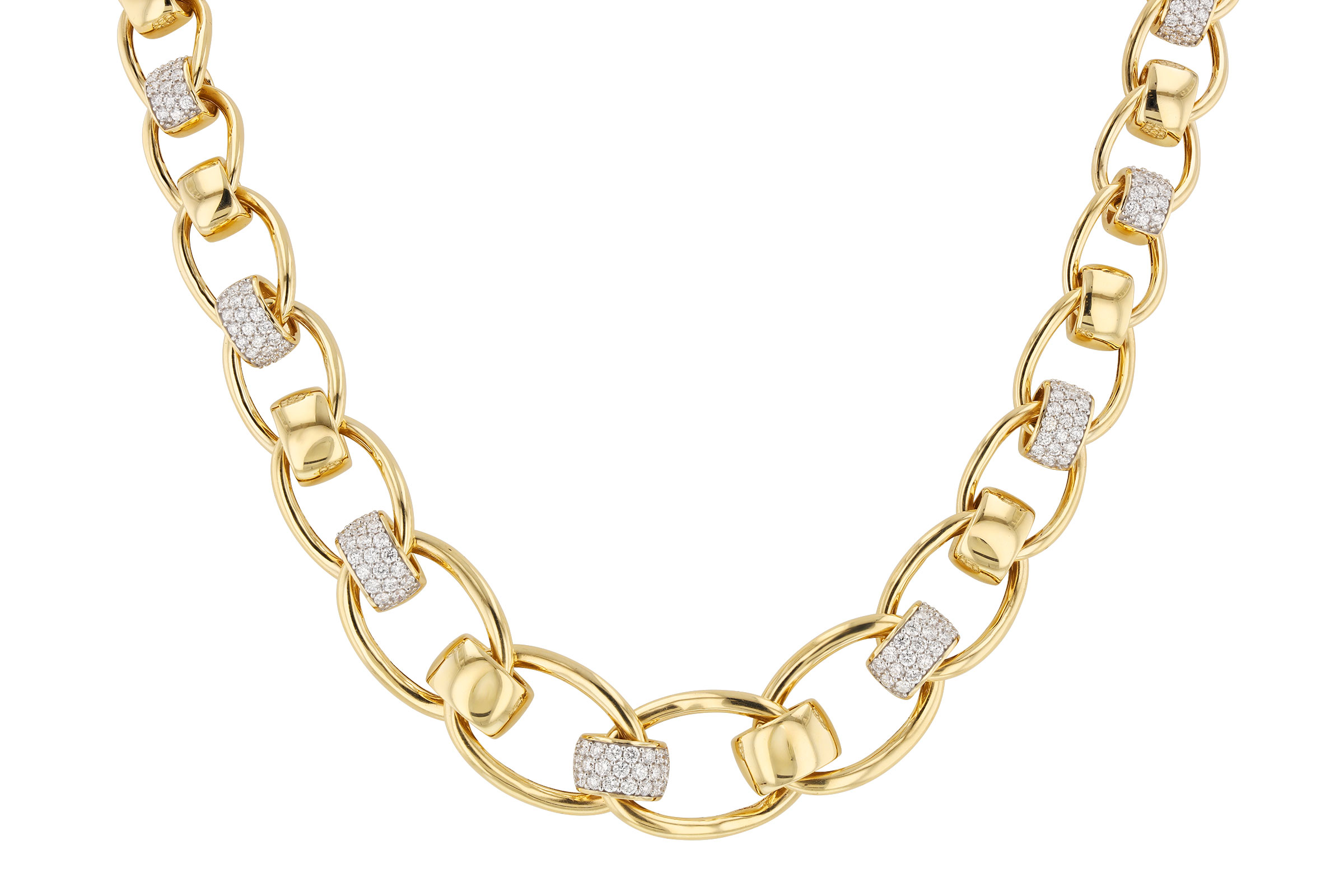 F302-74986: NECKLACE 2.00 TW (17")