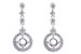 G210-97677: SEMI EARRINGS .45 TW