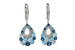 G214-62250: EARR 4.01 BLUE TOPAZ 4.24 TGW
